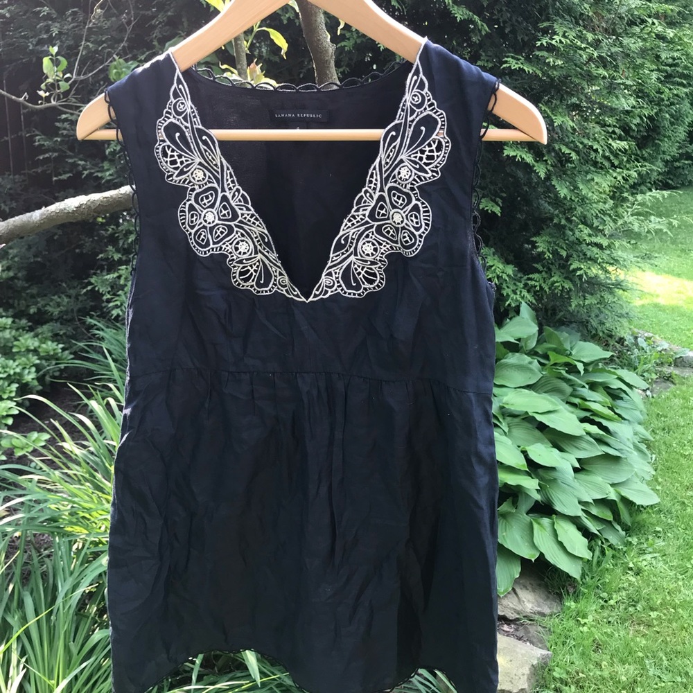 Banana Republic Navy Tank